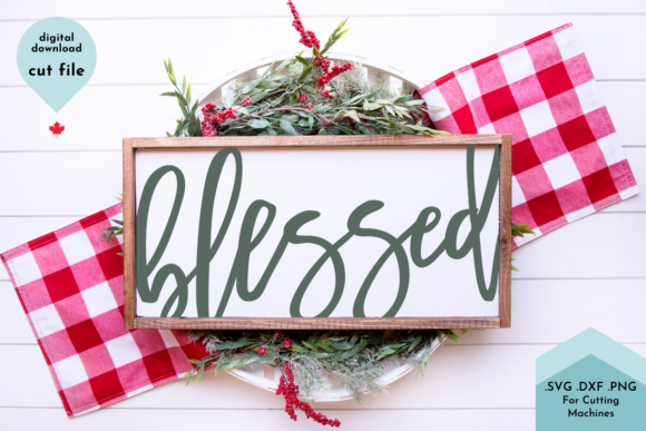 Blessed – Christian Graphics for Crafts & Editorial Use
