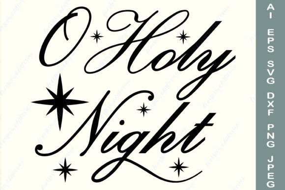 Christian Christmas O Holy Night Graphics & Crafts Review