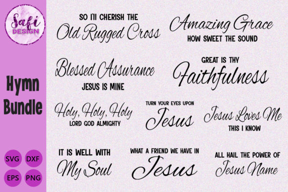 Christian Hymns Cut File Bundle: Graphics & Crafts Review