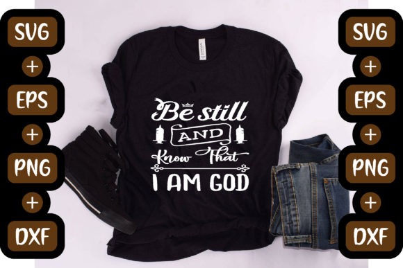 Christian Jesus Design: Be Still and Know Crafts Graphics