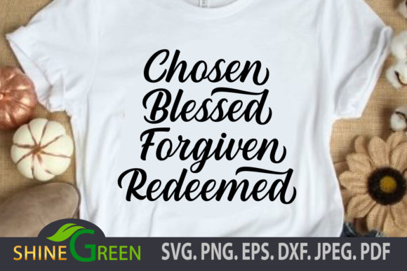 Christmas Chosen Blessed Christian Quote Graphics & Crafts Review