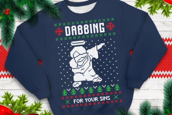 Dabbing Jesus Graphics for Crafts and Content Marketing
