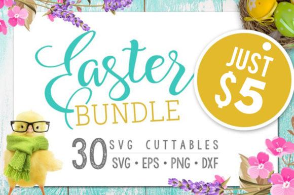 Easter Bundle Graphics for Crafts & Content