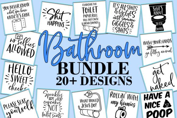 Funny Bathroom Quotes Bundle: A Designer's Honest Review