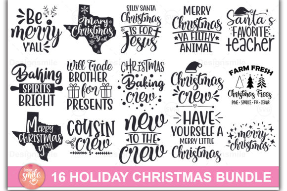 Holiday Christmas Bundle: Graphics and Crafts for Campaigns