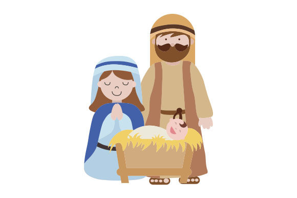 Josef, Maria and Jesus: Religious Crafts for Modern Branding