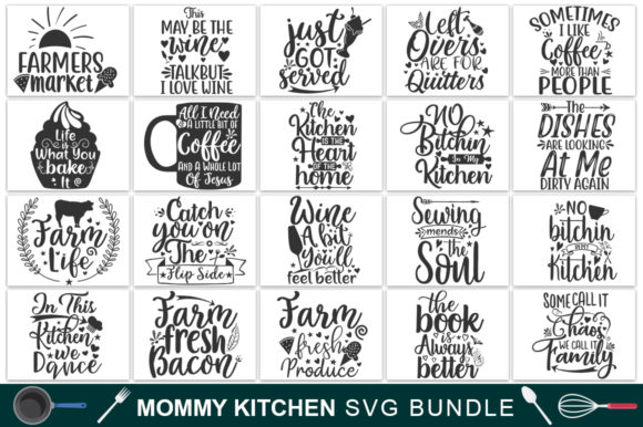 Mommy Kitchen Bundle Graphics & Crafts Review