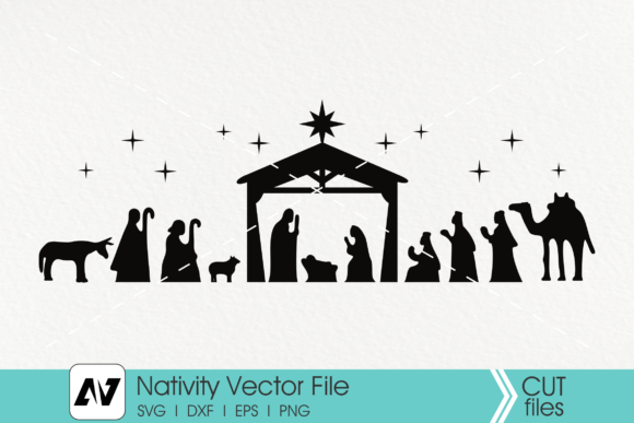 Nativity, Christmas, Jesus Birth: Graphics & Crafts
