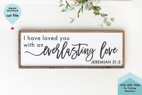 Romantic Sign Christian Sign Graphics for Faith-Based Crafts